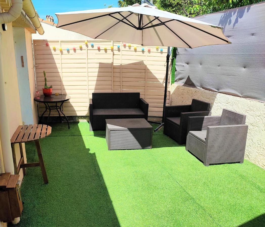 Maison T2 proche mer jardin spa jacuzzi et parking Six-Fours-les-Plages Buitenkant foto