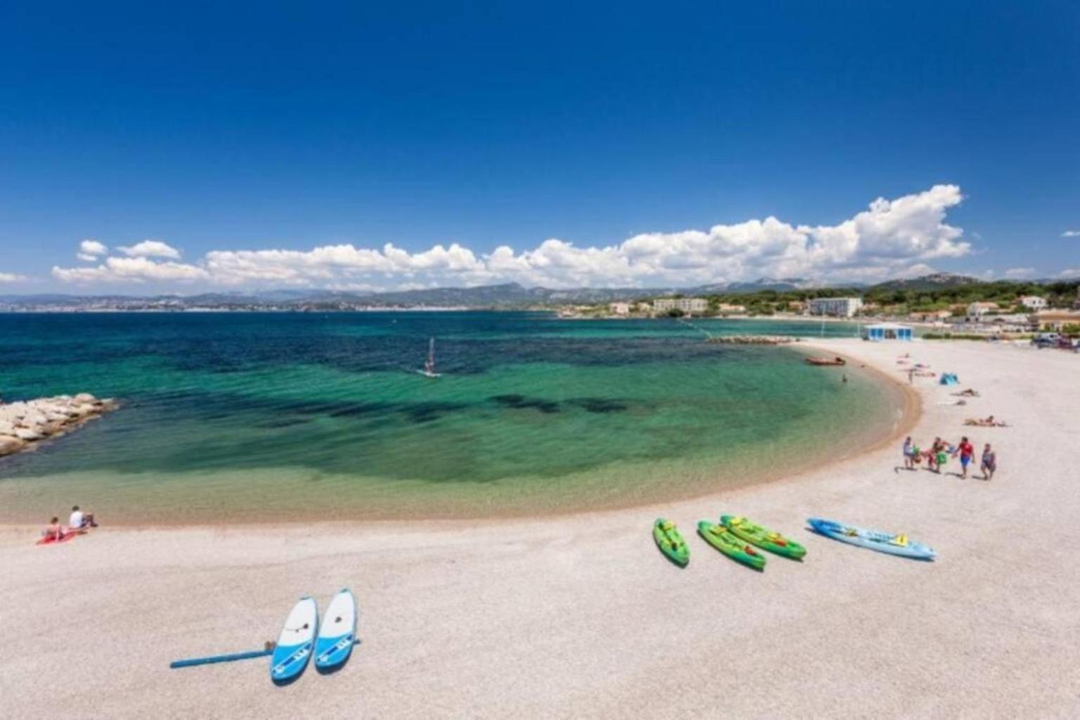 Maison T2 proche mer jardin spa jacuzzi et parking Six-Fours-les-Plages Buitenkant foto